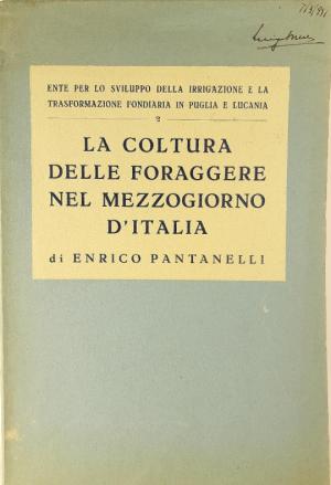 LA COLTURA DELLE FORAGGERE NEL MEZZOGIORNO D'ITALIA